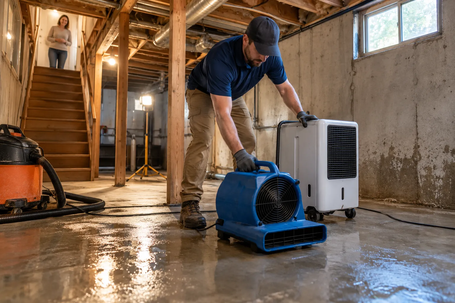 Flooded Basement Cleanup in Albany, NY